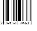 Barcode Image for UPC code 0025192266324