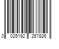 Barcode Image for UPC code 0025192267826