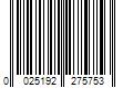 Barcode Image for UPC code 0025192275753