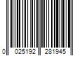 Barcode Image for UPC code 0025192281945