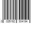 Barcode Image for UPC code 0025192304194