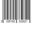 Barcode Image for UPC code 0025192332821