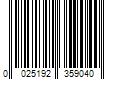 Barcode Image for UPC code 0025192359040