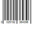 Barcode Image for UPC code 0025192364396