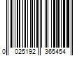 Barcode Image for UPC code 0025192365454