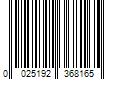 Barcode Image for UPC code 0025192368165