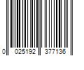 Barcode Image for UPC code 0025192377136