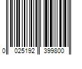 Barcode Image for UPC code 0025192399800