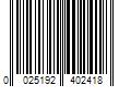 Barcode Image for UPC code 0025192402418