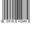 Barcode Image for UPC code 0025192402869