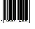 Barcode Image for UPC code 0025192449826