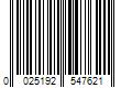 Barcode Image for UPC code 0025192547621