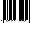 Barcode Image for UPC code 0025192872921