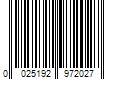 Barcode Image for UPC code 0025192972027