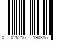 Barcode Image for UPC code 0025215190315