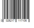 Barcode Image for UPC code 0025217117105