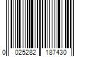 Barcode Image for UPC code 0025282187430