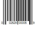 Barcode Image for UPC code 002529000059