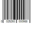 Barcode Image for UPC code 0025293000988