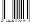 Barcode Image for UPC code 0025293004474