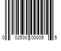 Barcode Image for UPC code 002530000055