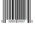 Barcode Image for UPC code 002530000079