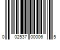 Barcode Image for UPC code 002537000065