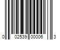 Barcode Image for UPC code 002539000063