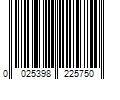 Barcode Image for UPC code 0025398225750