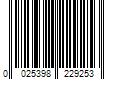 Barcode Image for UPC code 0025398229253