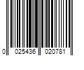 Barcode Image for UPC code 0025436020781. Product Name: HeddonÂ® Heddon Super Spook Jr Topwater Florida Bass 3 1/2  1/2 oz.