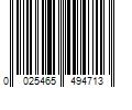 Barcode Image for UPC code 0025465494713