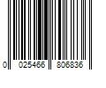 Barcode Image for UPC code 0025466806836