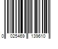 Barcode Image for UPC code 0025469139610