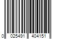 Barcode Image for UPC code 0025491404151