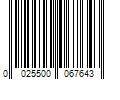 Barcode Image for UPC code 0025500067643