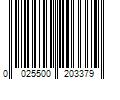 Barcode Image for UPC code 0025500203379