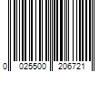 Barcode Image for UPC code 0025500206721