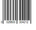 Barcode Image for UPC code 0025500304212