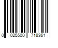 Barcode Image for UPC code 0025500718361