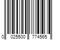 Barcode Image for UPC code 0025500774565