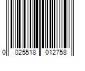 Barcode Image for UPC code 0025518012758