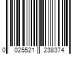 Barcode Image for UPC code 0025521238374