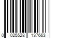 Barcode Image for UPC code 0025528137663