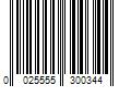 Barcode Image for UPC code 0025555300344