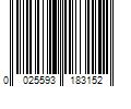 Barcode Image for UPC code 0025593183152