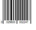 Barcode Image for UPC code 0025600002247