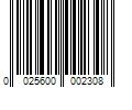 Barcode Image for UPC code 0025600002308