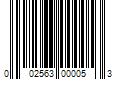 Barcode Image for UPC code 002563000053