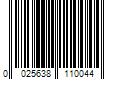 Barcode Image for UPC code 0025638110044